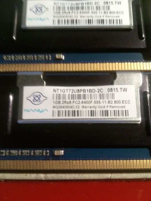 DDR2 800mhz servidor ECC