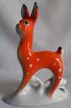Figurka Jelonek Bambi Horodnica Gorodnitsa ok. 1960 r. Jeleń Łania