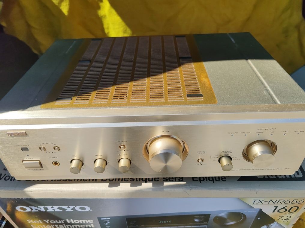 Zestaw Denon wzmacniacz PMA-1055R,tuner, odtwarzacz CD gold silver