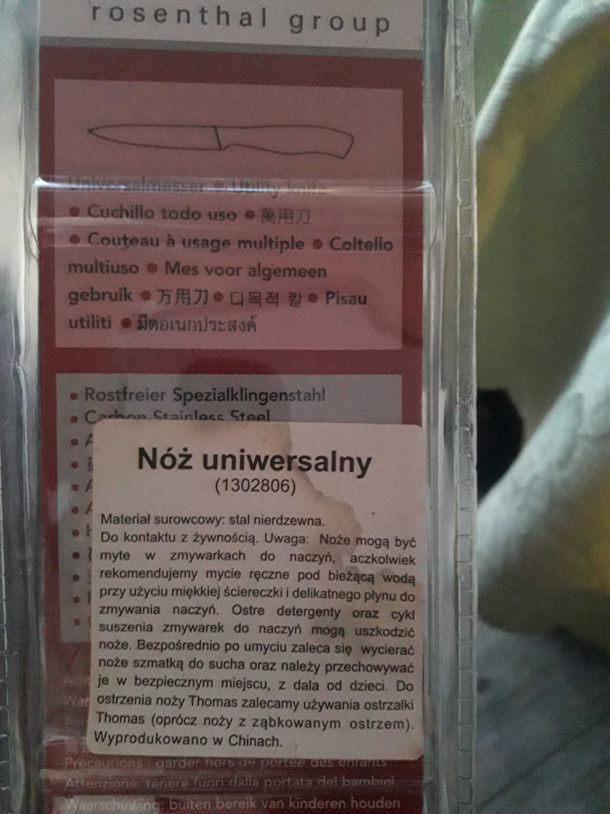 Nóż uniwersalny-Stal nierdzewna