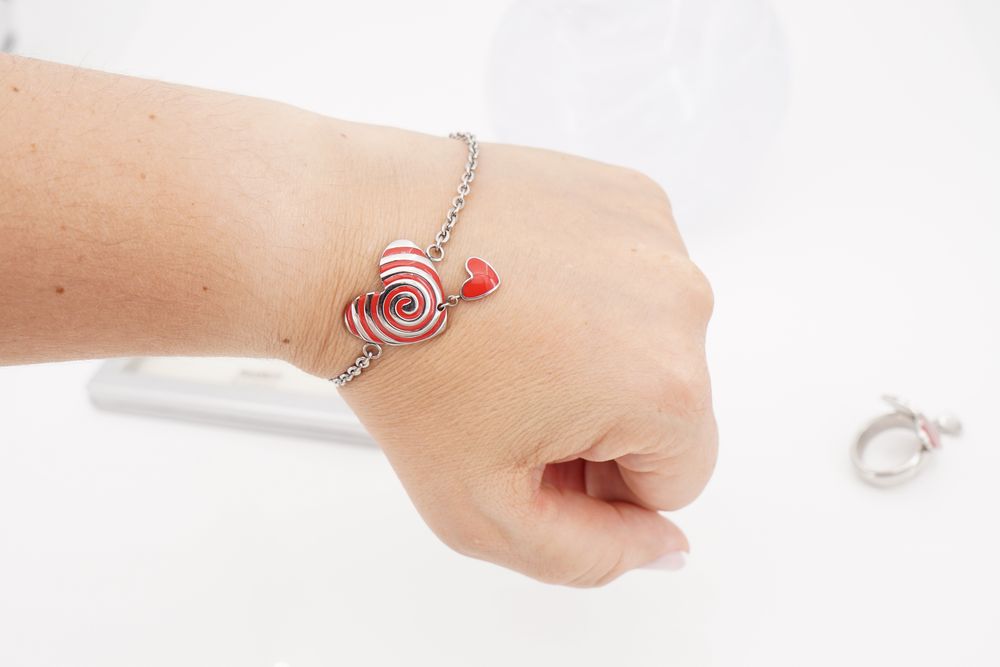 Conjunto Colar + Pulseira + Anel Swatch