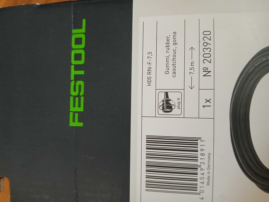 Kabel Festool  plug it 7,5m