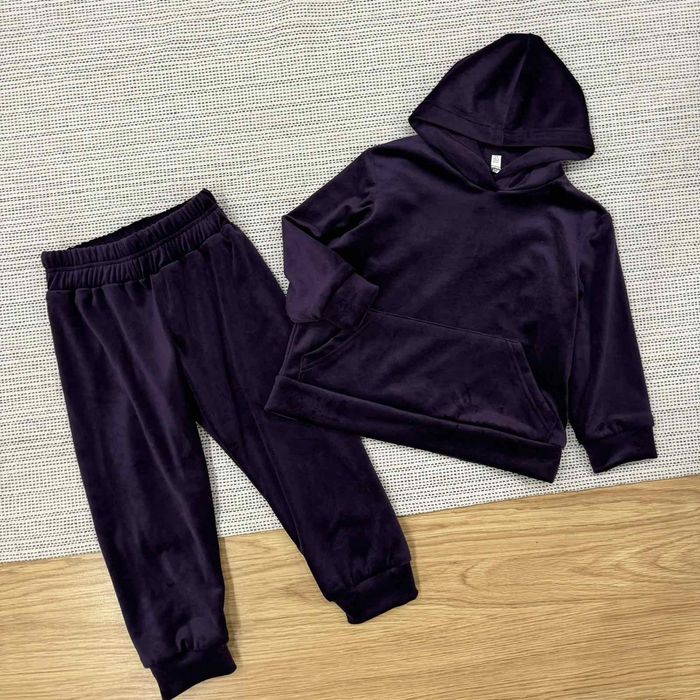 Розпродаж 64р та 76р! Дитячий утеплений велюровий костюм