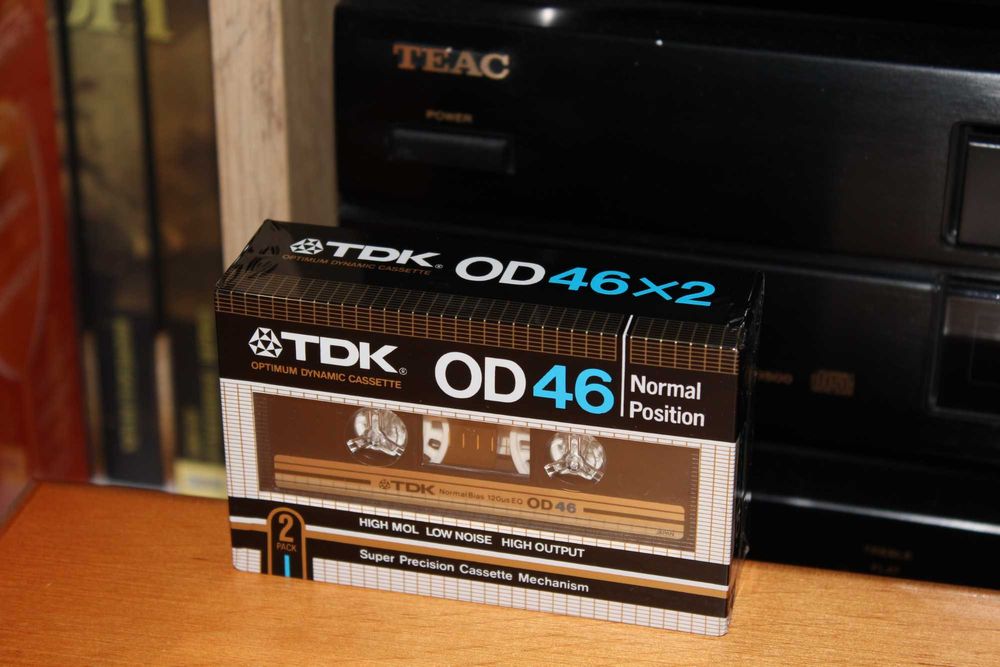 Редкая коллекционная аудиокассета 1983г. TDK OD46 Made in Japan (2 шт)
