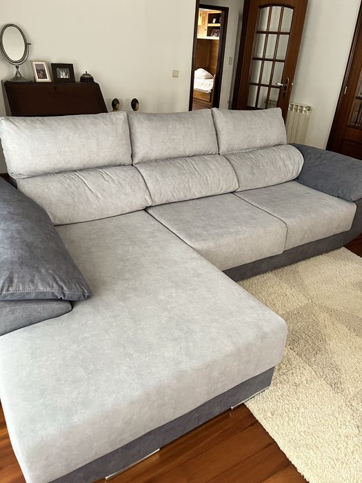 Sofá chaise longue + Mesa