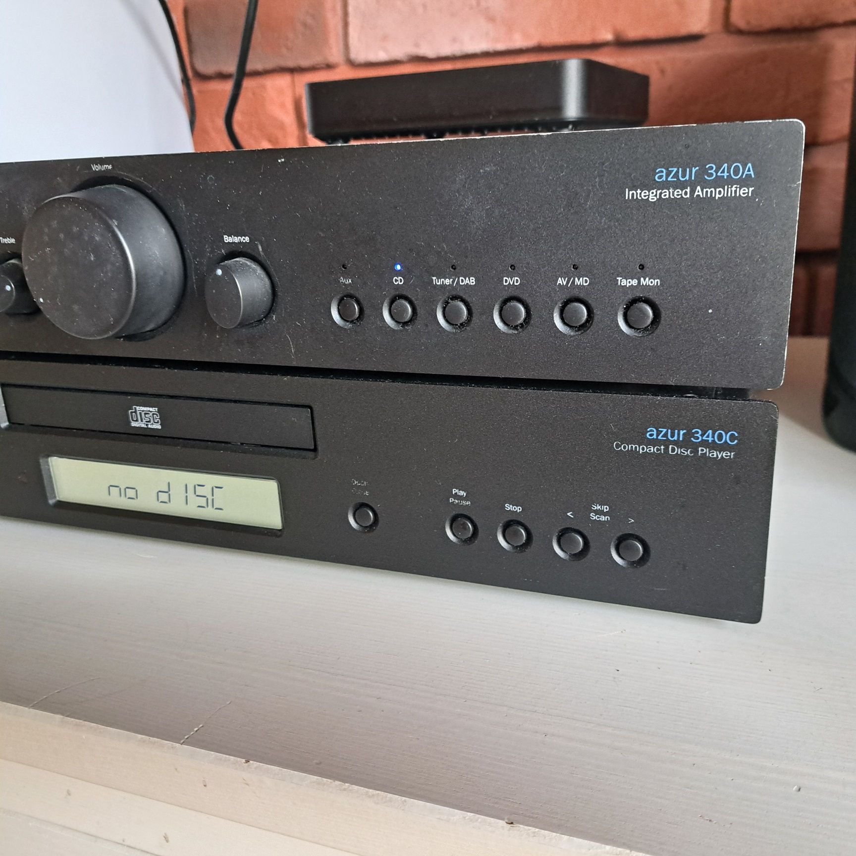 Cambridge Audio Azur 340A, 340C wzmacniacz odtwarzacz CD pilot