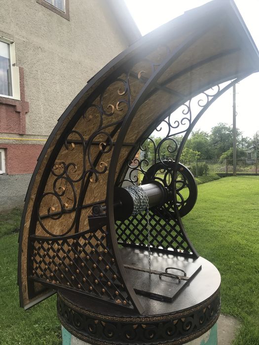 Колодязь кований дашок накриття на криниці копка