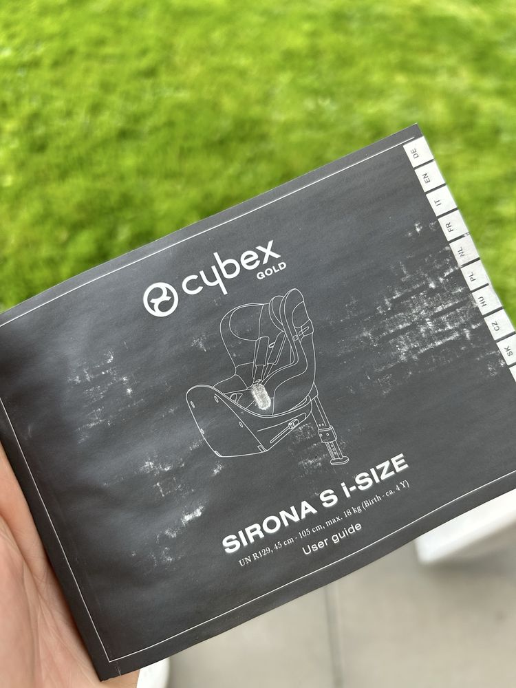 Fotelik cybex Sirona S I -size