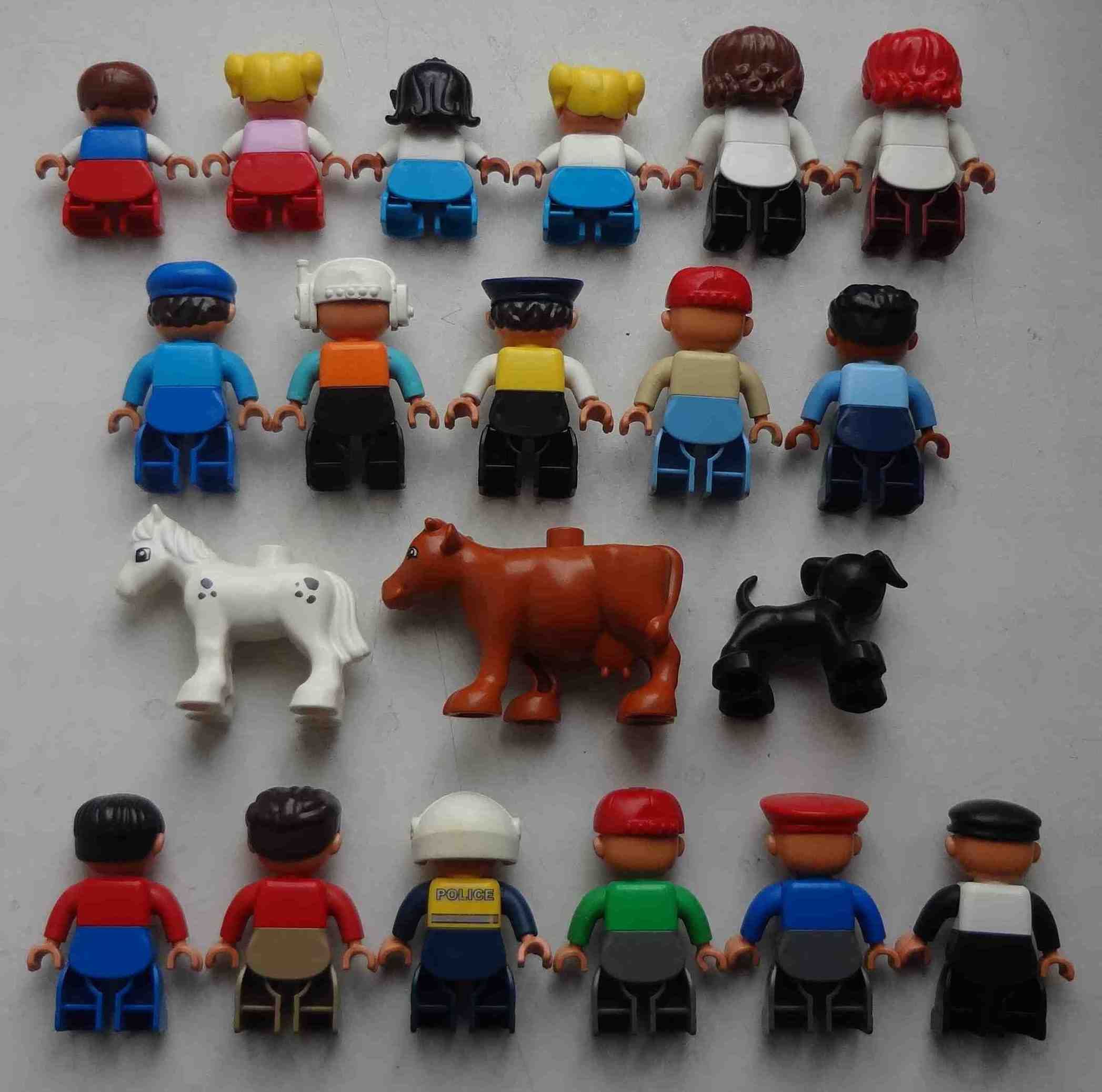 Фигурки LEGO Duplo Лего Дупло оригинал 20 штук разных