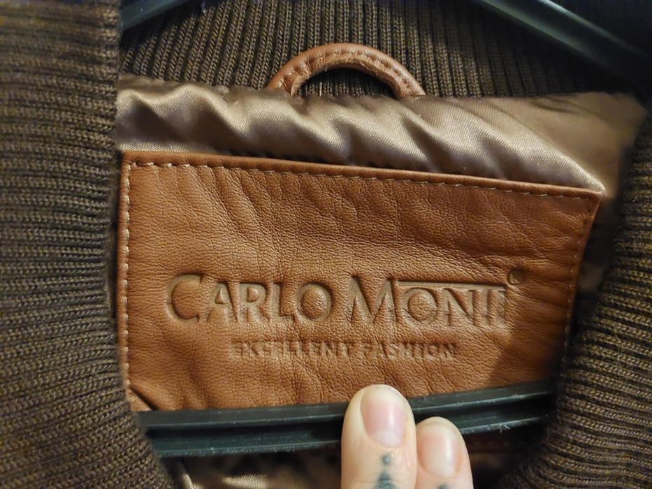 Okazja! Nowa skórzana kurtka męska