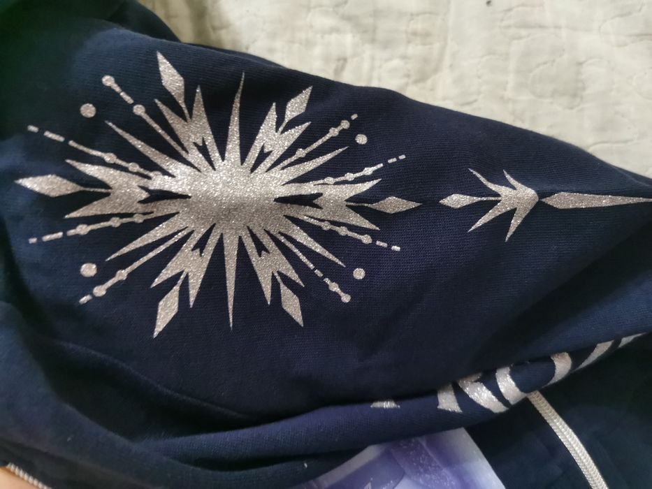 Кофта реглан світшот светер зіпка Frouzen Disney Ельза H&M