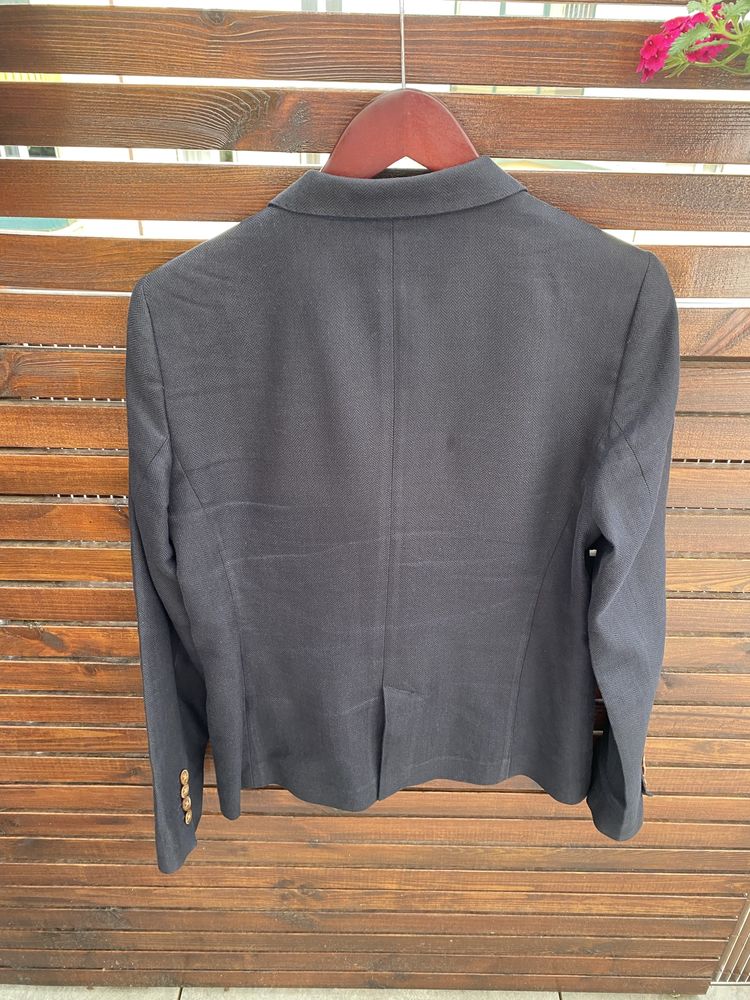 Marynarka Massimo Dutti L 40 granatowa