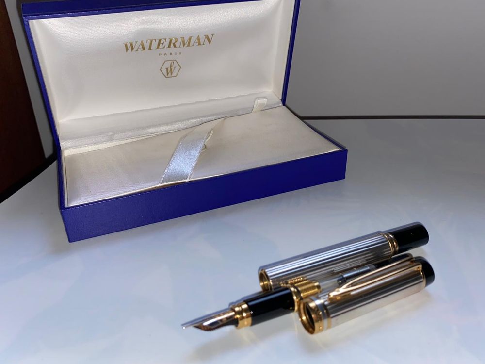 Srebrne pióro wieczne Waterman Le Man 100 „Godron” | RZADKI