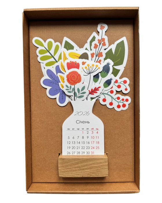 Календар Квітковий 2026