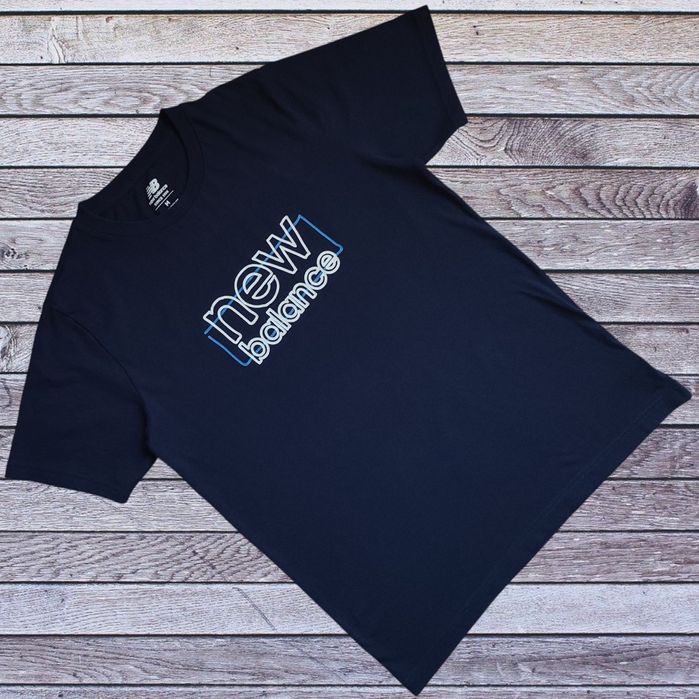 Футболка New Balance big Graphic logo dark navy (Розмір М)