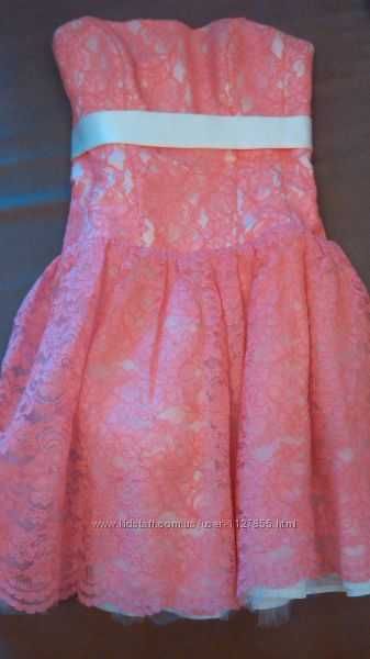 Сукня рожеве, платье на праздник, коктельное, выпуск, свадьба