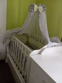 Продам дитяче ліжечко з пеленальним столиком трансформер