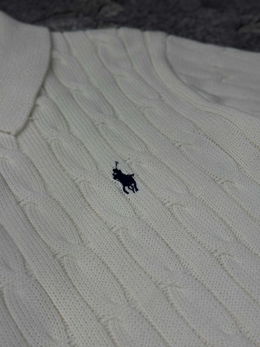 Поло в'язане Ralph Lauren футболка комір ральф лаурен