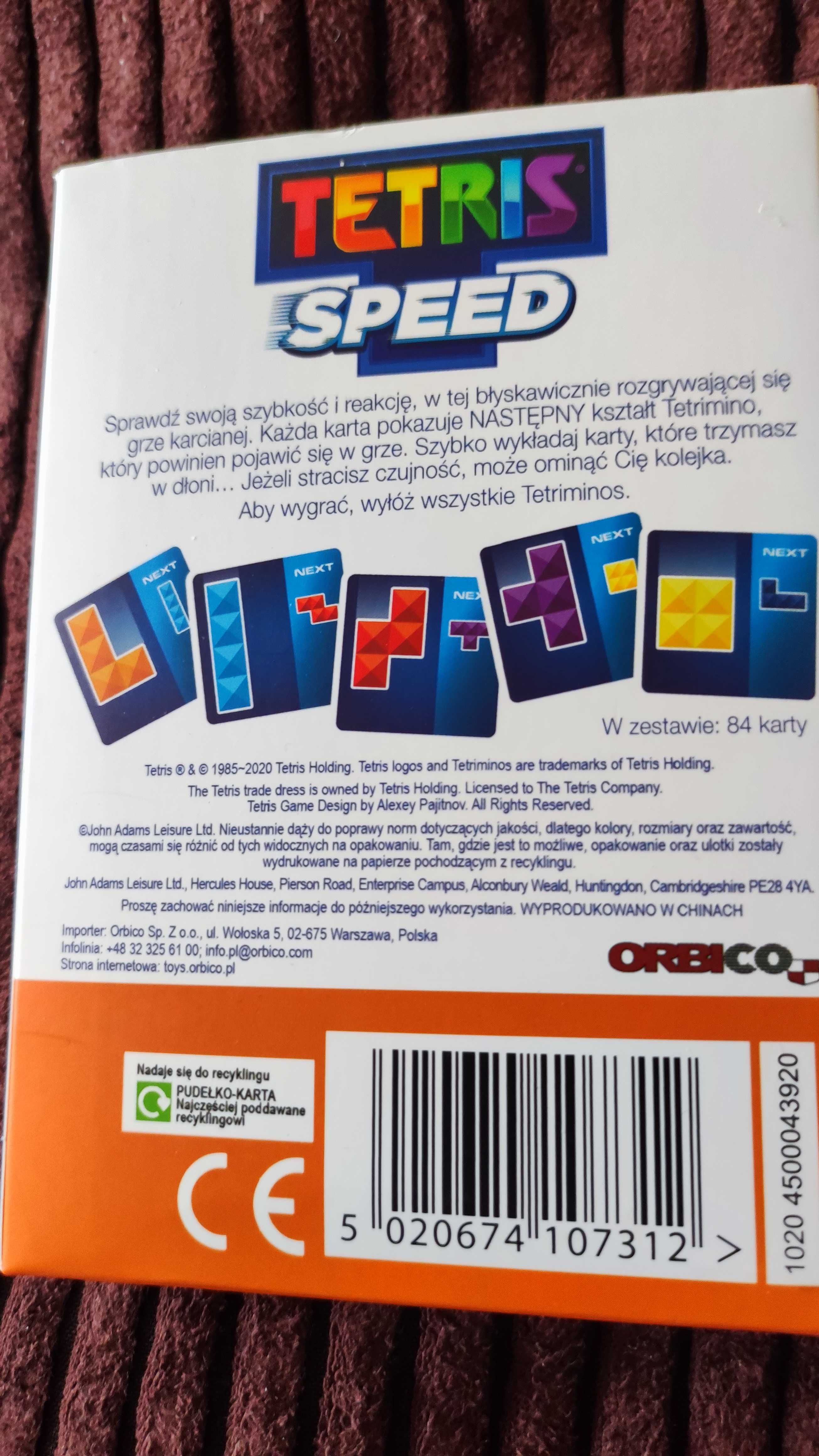 Gra karciana Tetris Speed