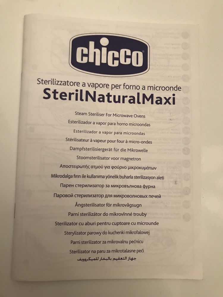 Esterilizador para microondas Chicco