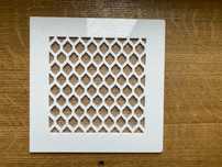 Kratka wentylacyjna plaster miodu  Atic biały- 188 x 188 mm