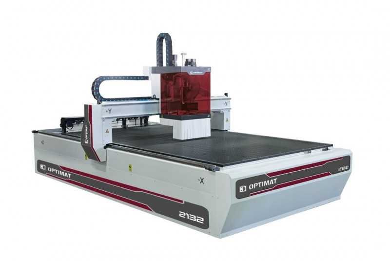 Frezarka CNC 2132 OPTIMAT 2100x3200 wrzeciono 10kW ATCx12 serwo Becker