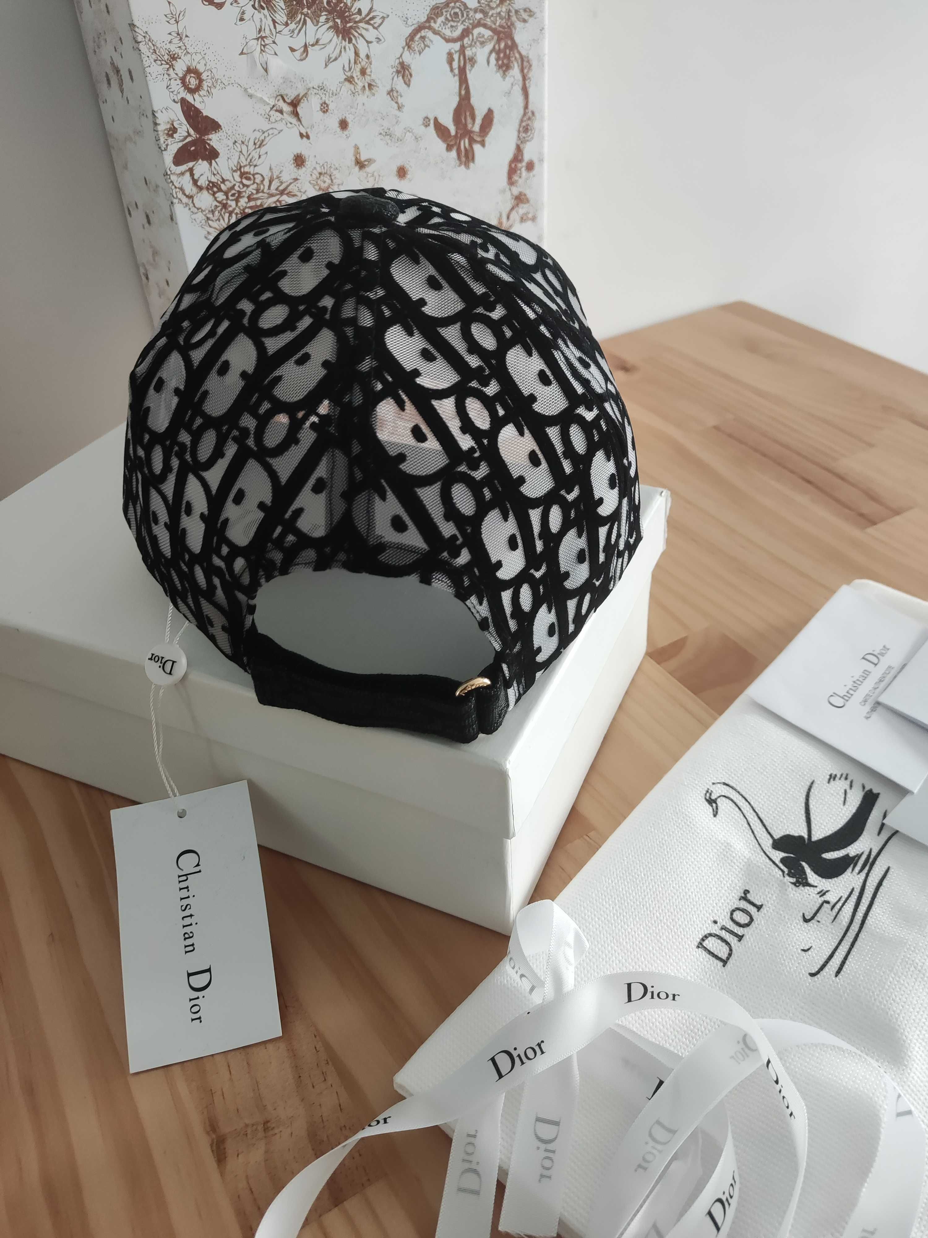 Dior Męska damska czapka z daszkiem bejsbolówka, Francja 6352