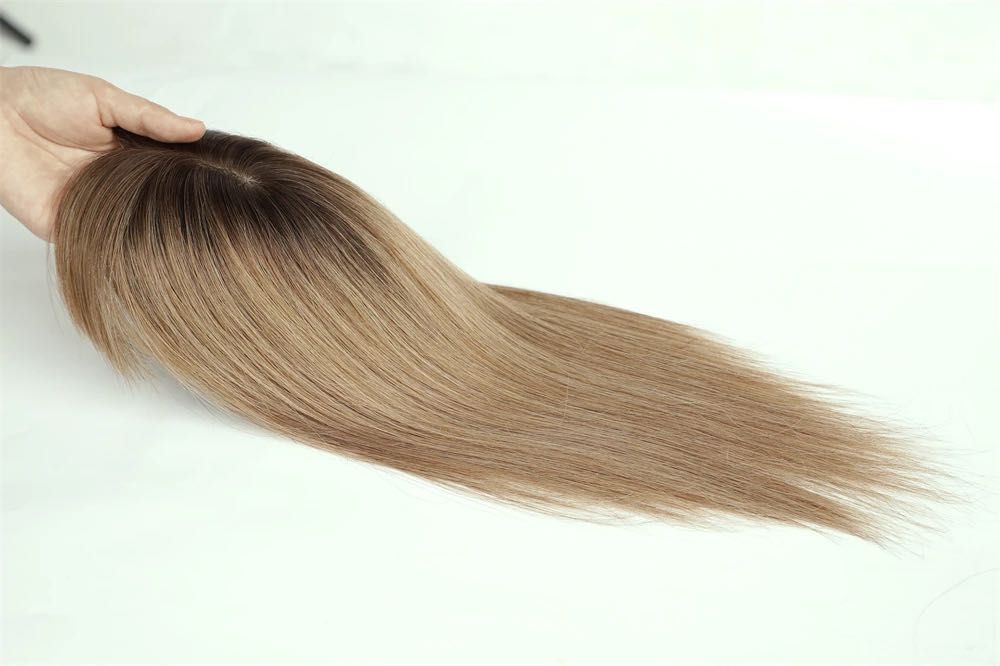 Topper nakładka włosy naturalne blond ombre