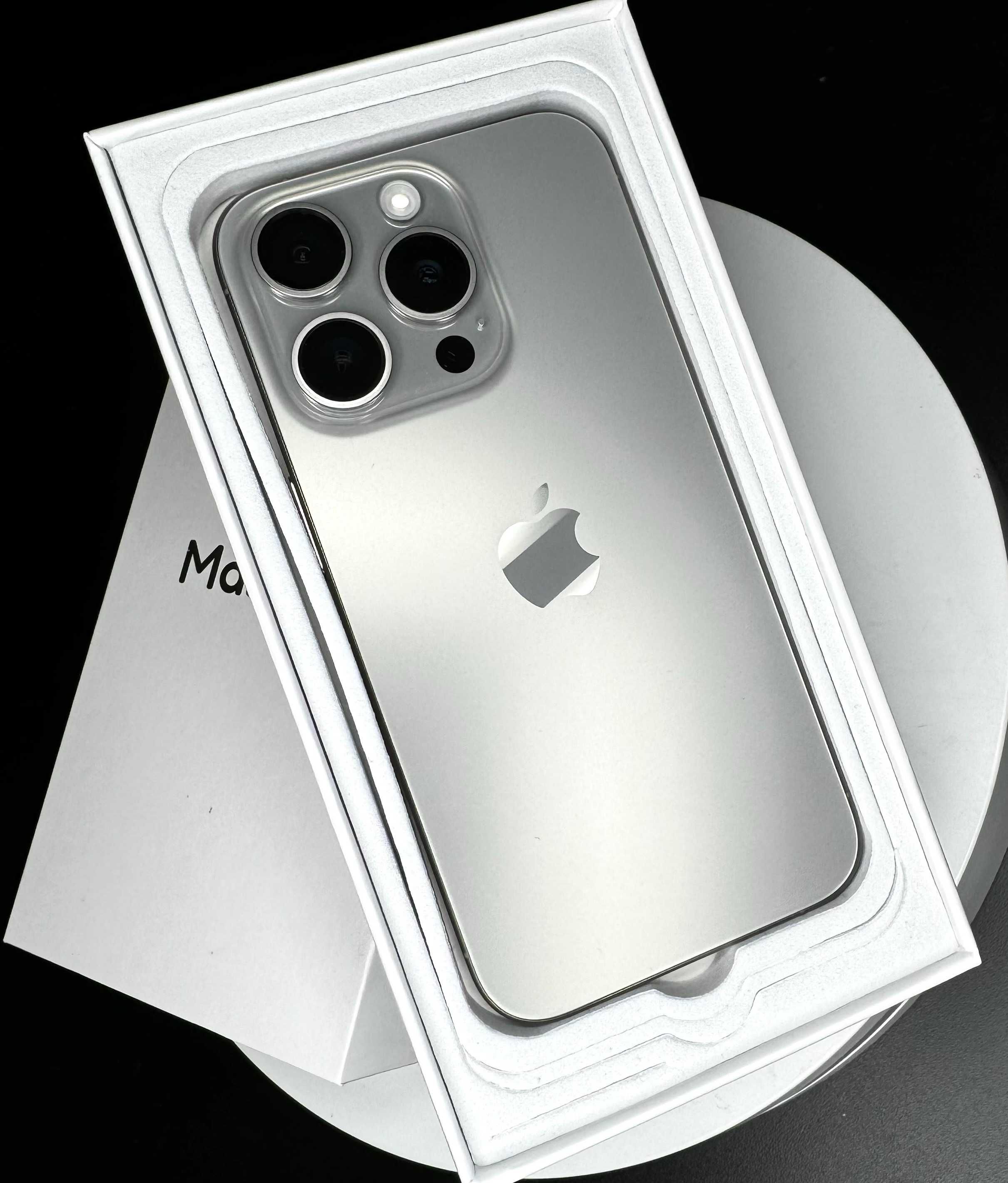Apple iPhone 15 Pro 128GB Natural jak nowy 85-88% 6msc gwarancji