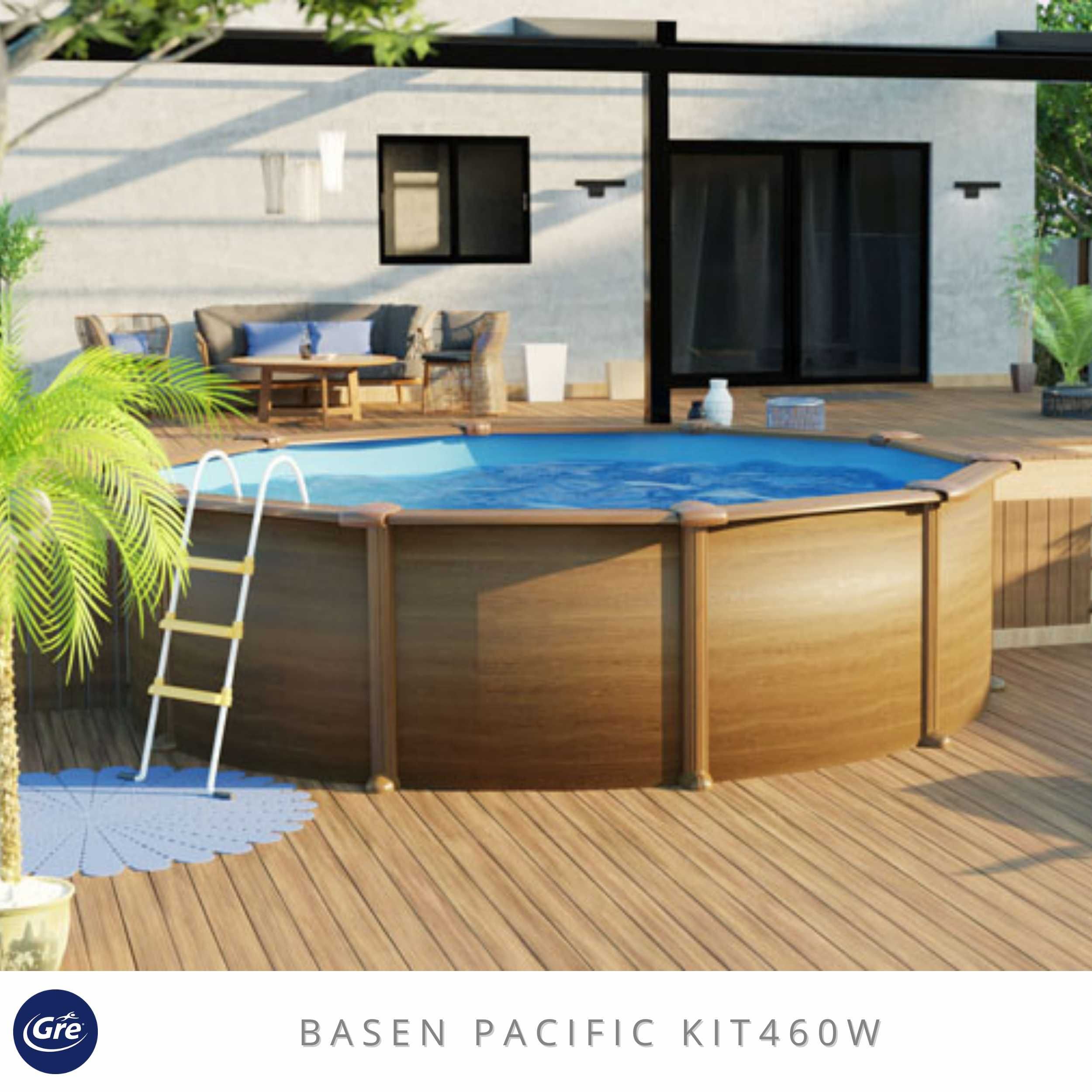 Basen GRE Pacific 3,5 x 1,2m filtr piaskowy stalowy ogrodowy całoroczn