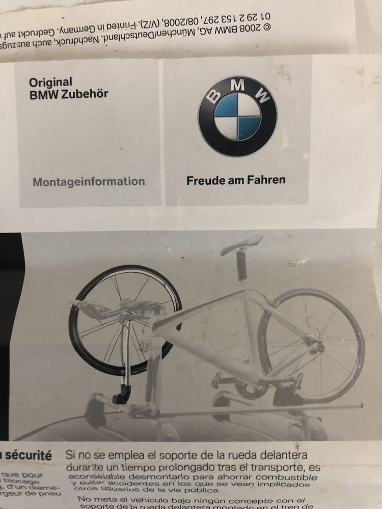 Suporte BMW bicicleta estrada