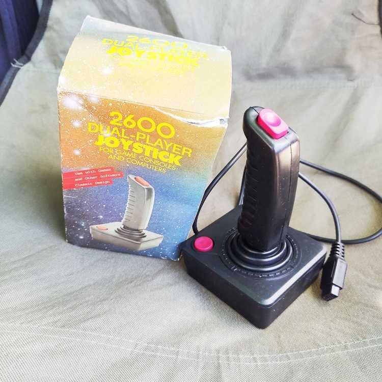 Joystick vintage 2600 Dual-Player para consolas Atari, Amstrad, Commod