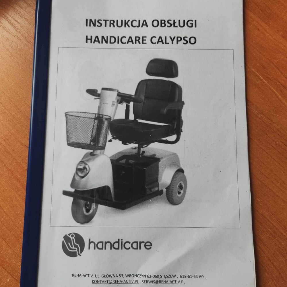 Elektryczny wózek inwalidzki Handicare Calypso