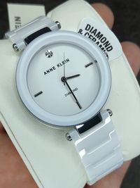 Женские часы ANNE KLEIN AK/1019WTWT Оригинал Гарантия Новые Керамика