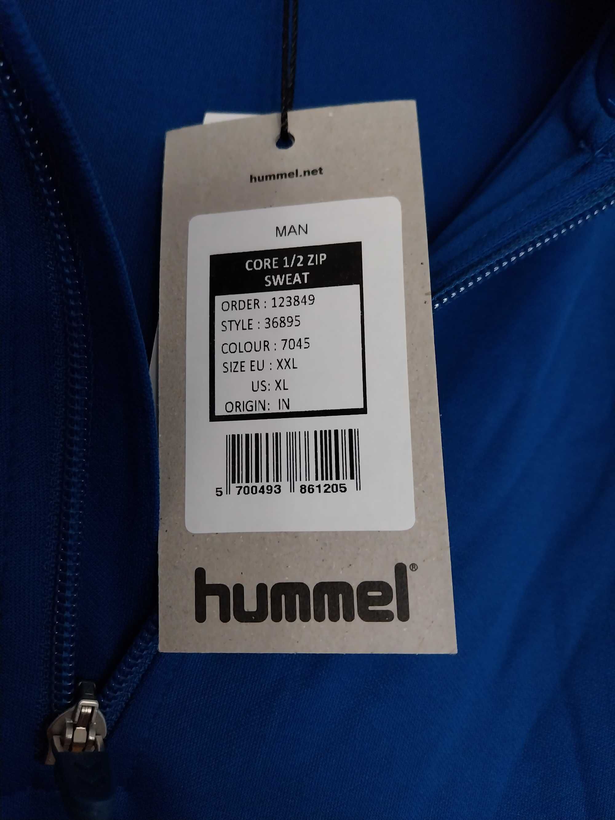 Bluza 1/2 zip, hummel 2XL