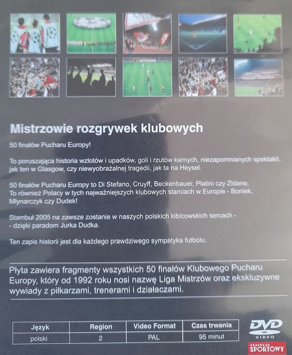Kolekcjonerska płyta, Liga Mistrzów, Liga Mistrzów 50 lat, DVD LM, DVD