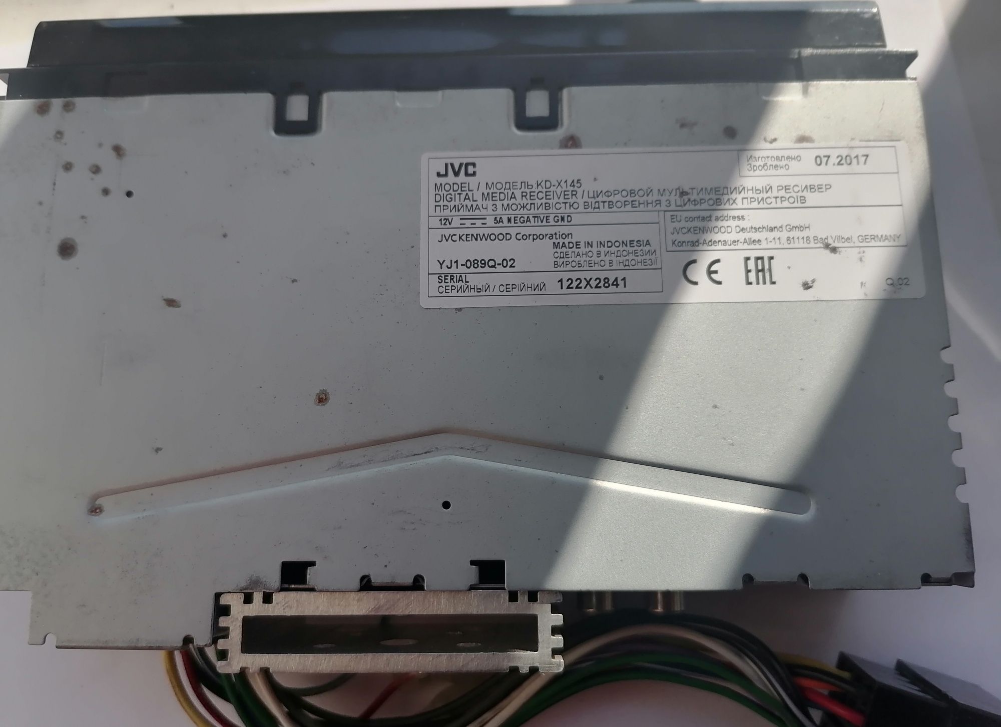 Автомагнитола JVC KD-X145