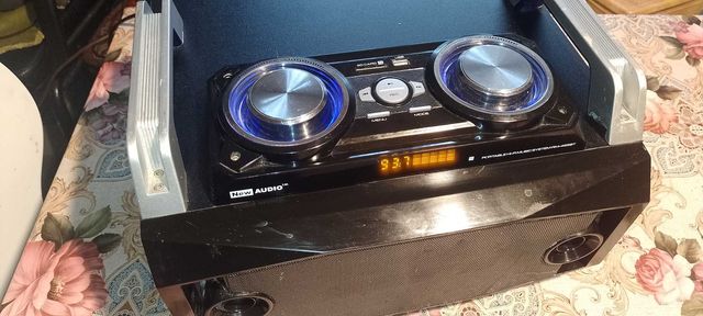 sprzęcik grający portable hifi music system rm 4558 t