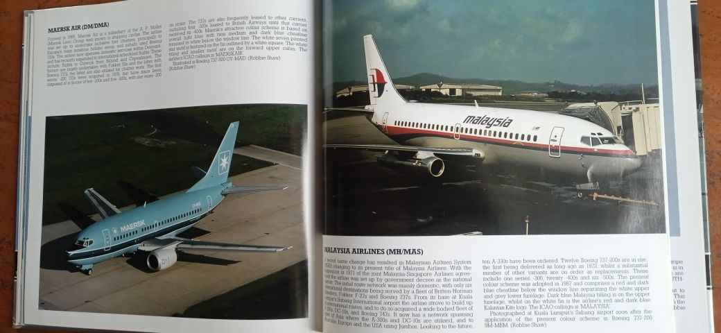 Lotnictwo Album BOEING 737.Super Prezent!