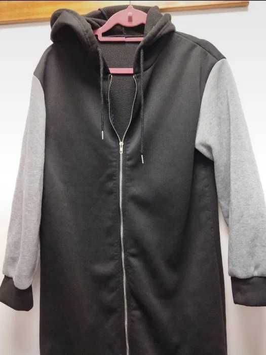 casaco de felpo cardado
