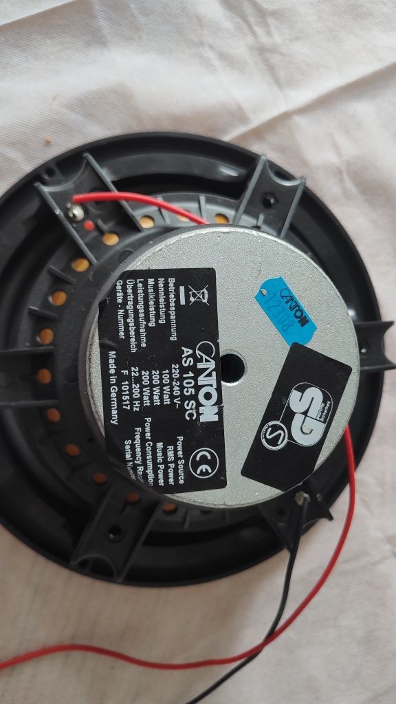 Głośnik firmy canton basowy subwoofer