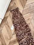 Zara dopasowana sukienka midi panterka 38 M tiul