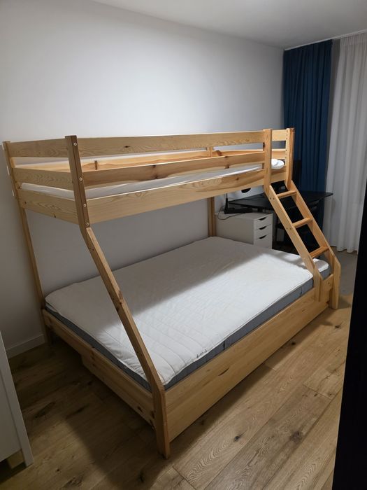 Łóżko piętrowe 140/90x200