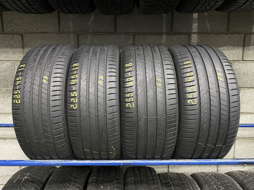 Різноширокі шини 225/45R18 i 255/40R18 PIRELLI
