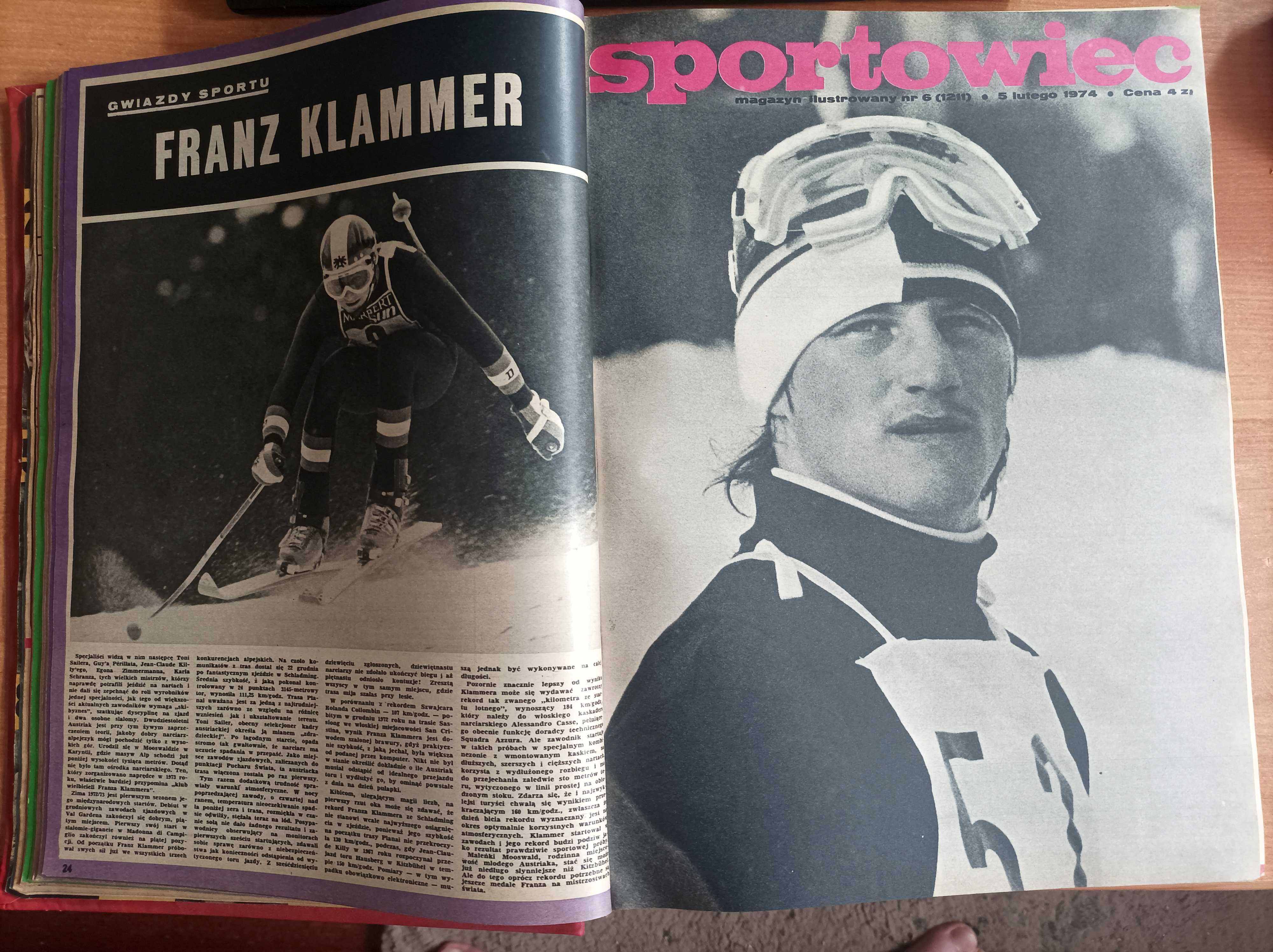 Tygodnik "Sportowiec" - rocznik 1974