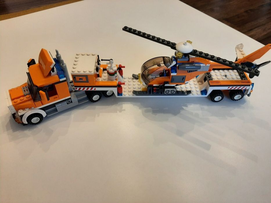 Klocki Lego 7686, laweta, helikopter