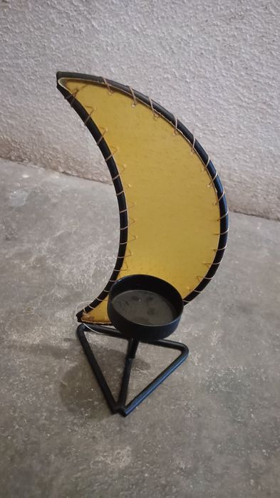 Castiçal Lua amarela