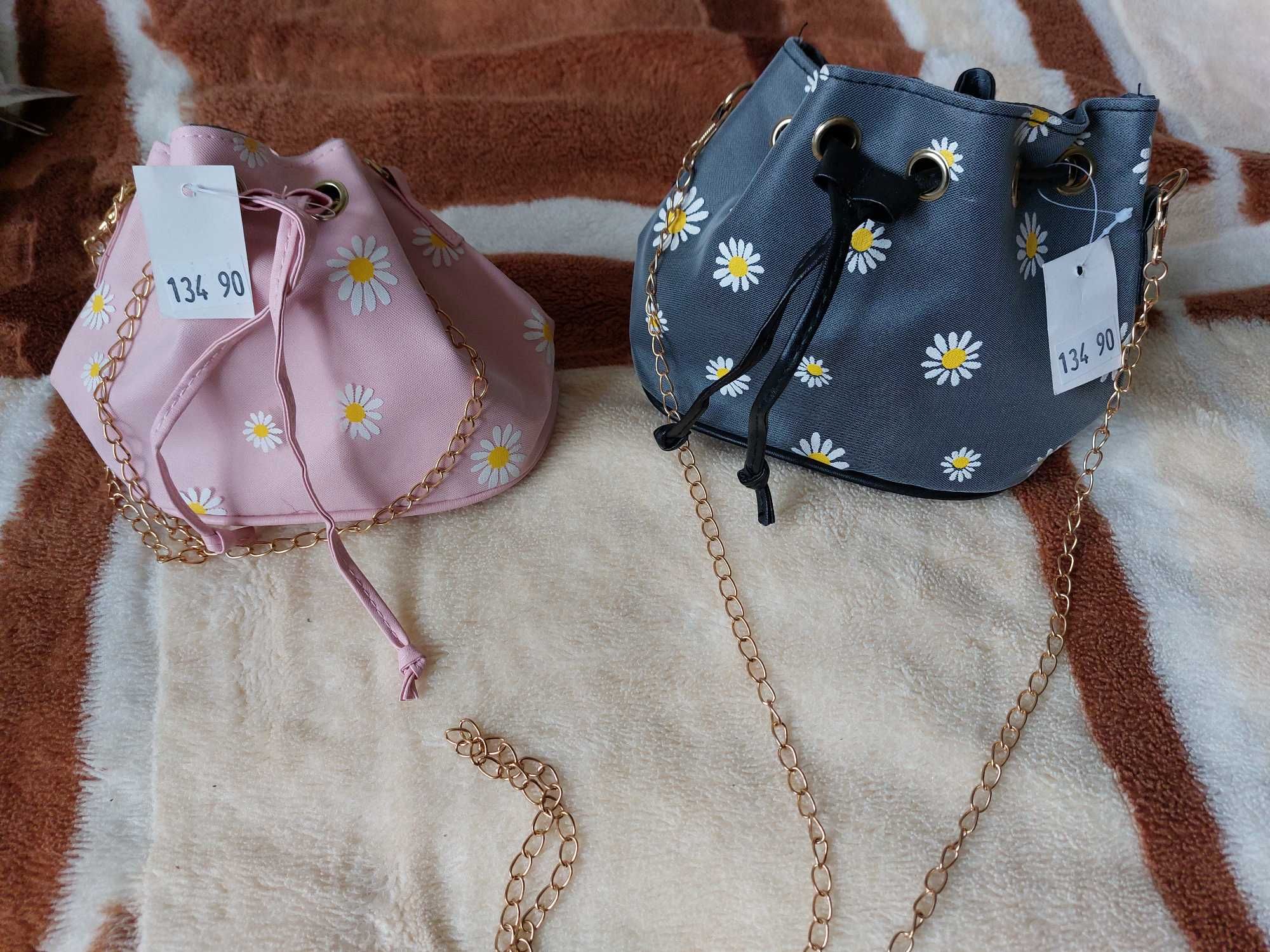 Стильні сумочки для дівчаток з ромашками.