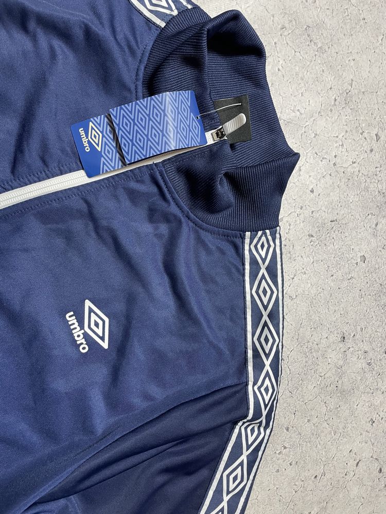 Новая Кофта Олимпийка Umbro С Лампасами Оригинал Темно-Синяя XL