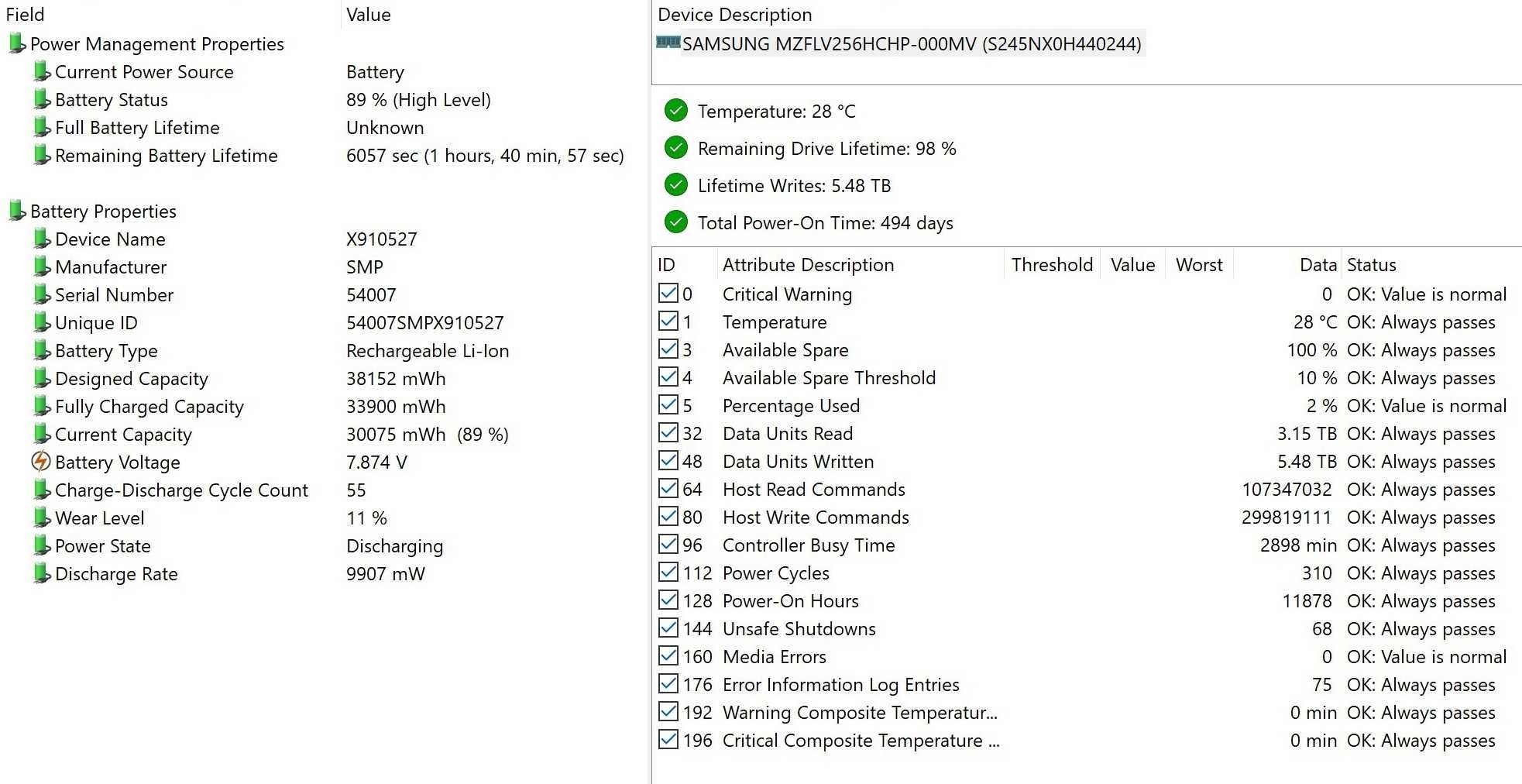 Microsoft Surface Pro 4 / i7-6650U /8 RAM / 256 SSD / QHD+ IPS 12.5"